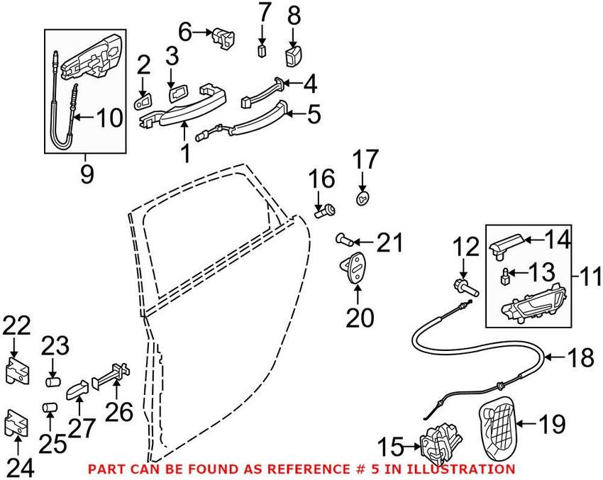 Audi Keyless Entry Sensor 4G8927753B